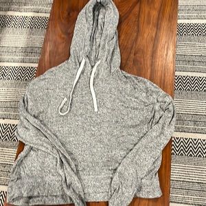 Soft gray hollister hoodie